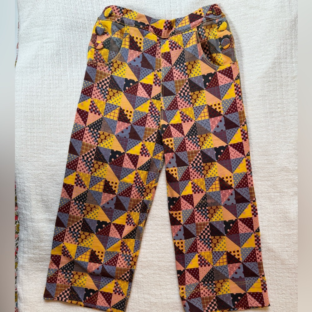 Misha and Puff patchwork sailor pants size 6-7